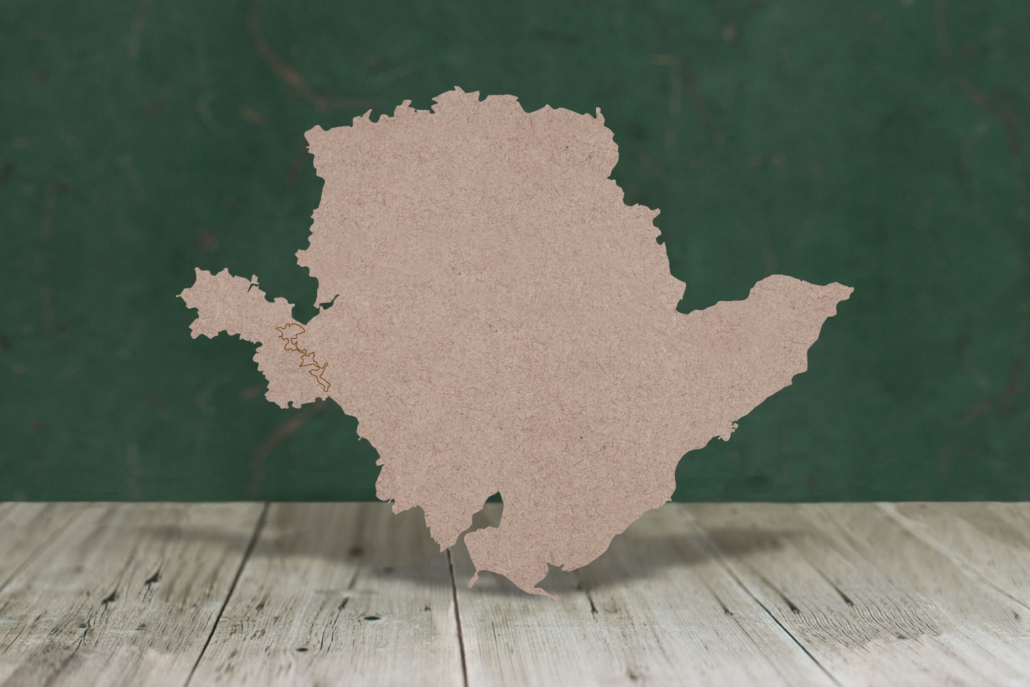 Anglesey - wooden craft cut-out - 3mm MDF