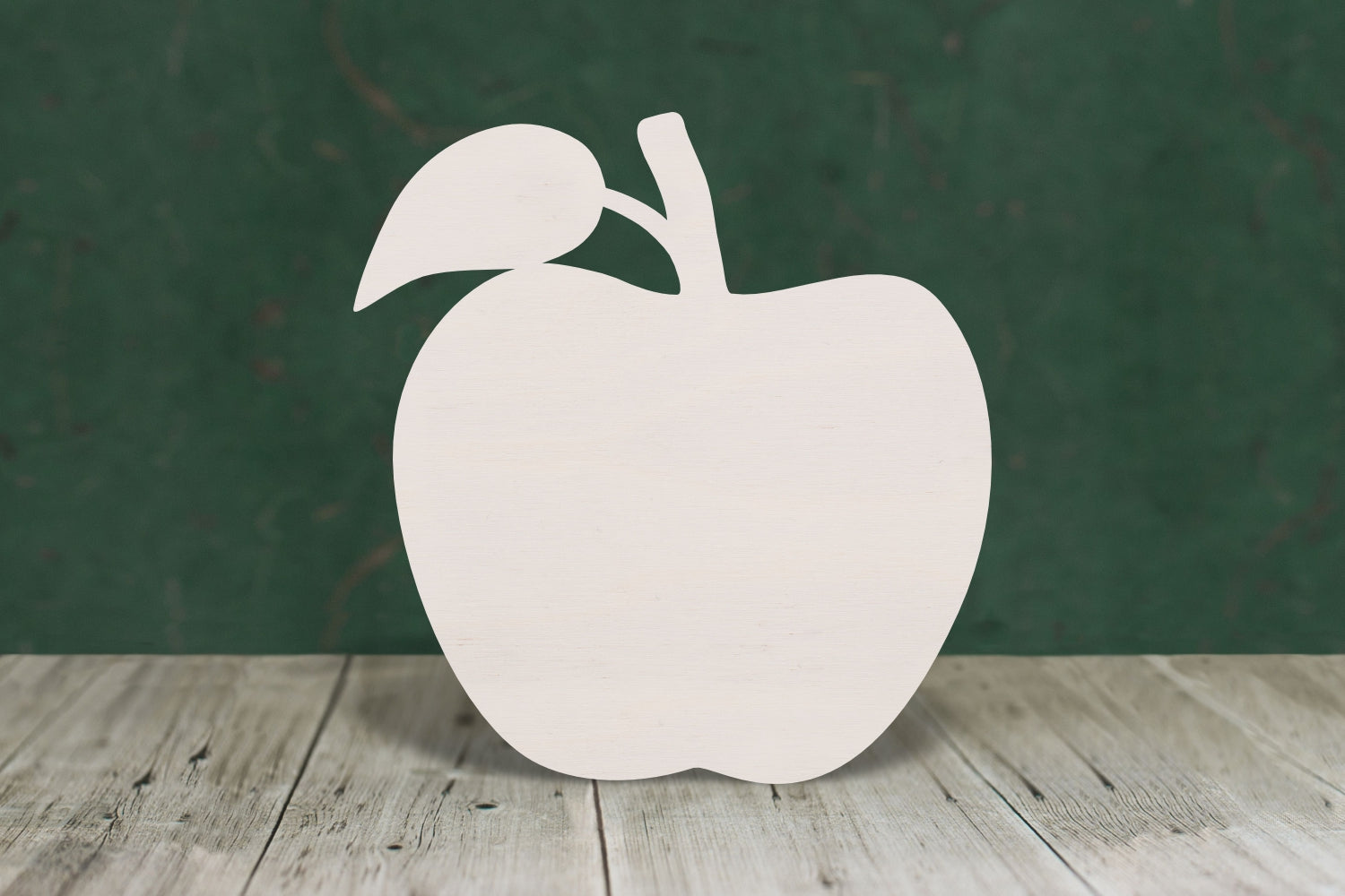 Apple cut-out - perfect for wooden crafts, cut from 4mm thick plywood
