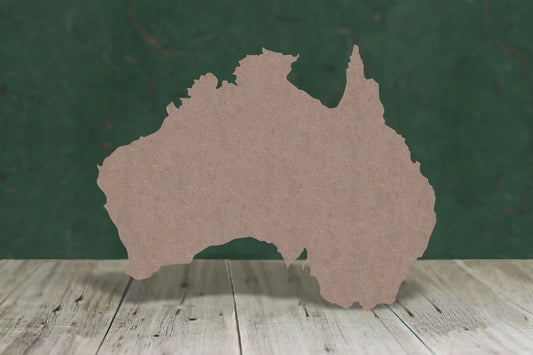 Australia - wooden craft shape - 2mm MDF