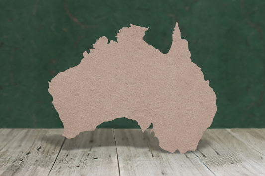 Australia - wooden craft shape - 3mm MDF