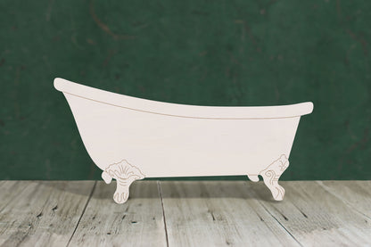 Bath wooden craft shape - plywood