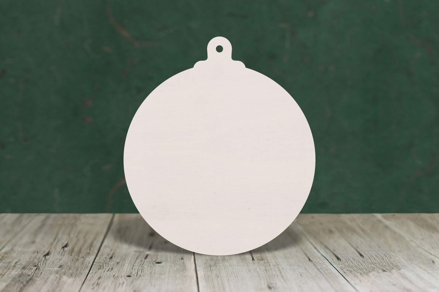 Christmas bauble blank craft shape - plywood