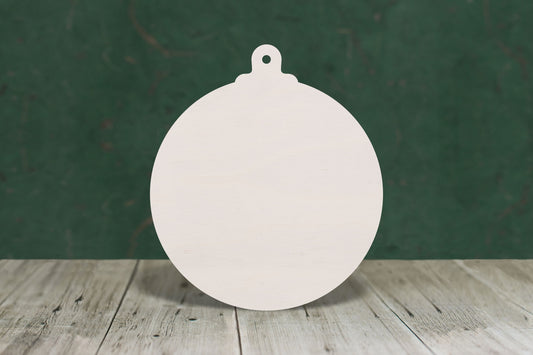 Christmas bauble blank craft shape - plywood