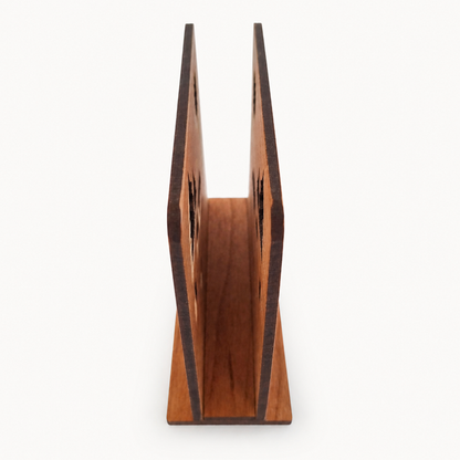 Caravan Napkin Holder — Laser Cut Cherry Wood Table Accessory