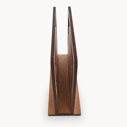 Garden Shed Napkin Holder — Laser Cut Cherry Wood Table Accessory