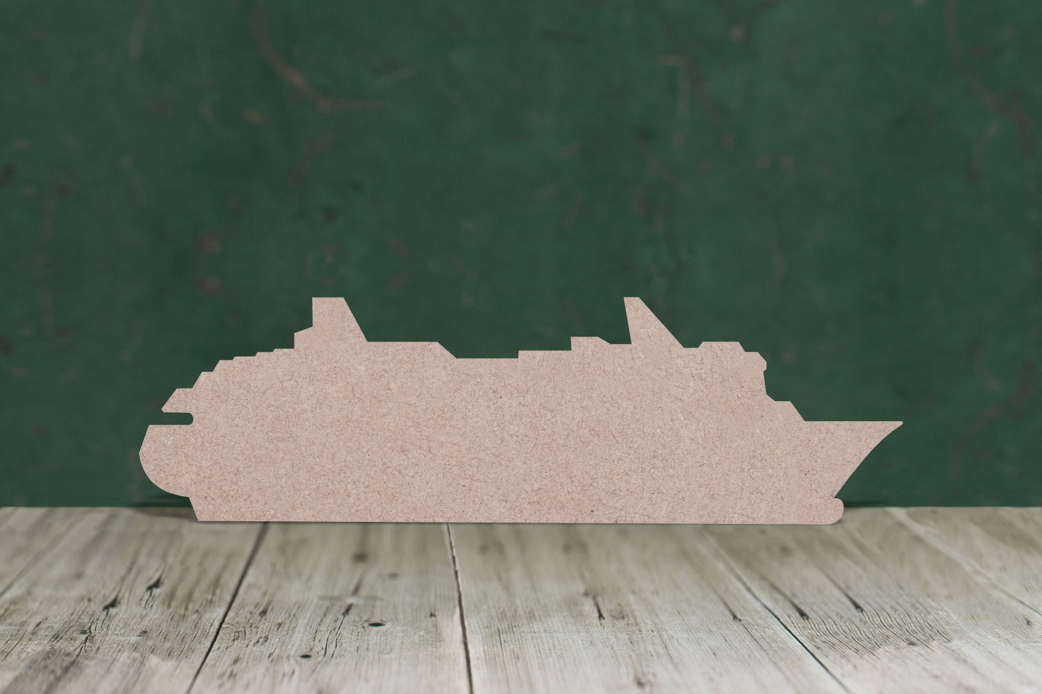 Model Mdf Ship Cruise ship shape - great for craft, cut from 3mm thick MDF