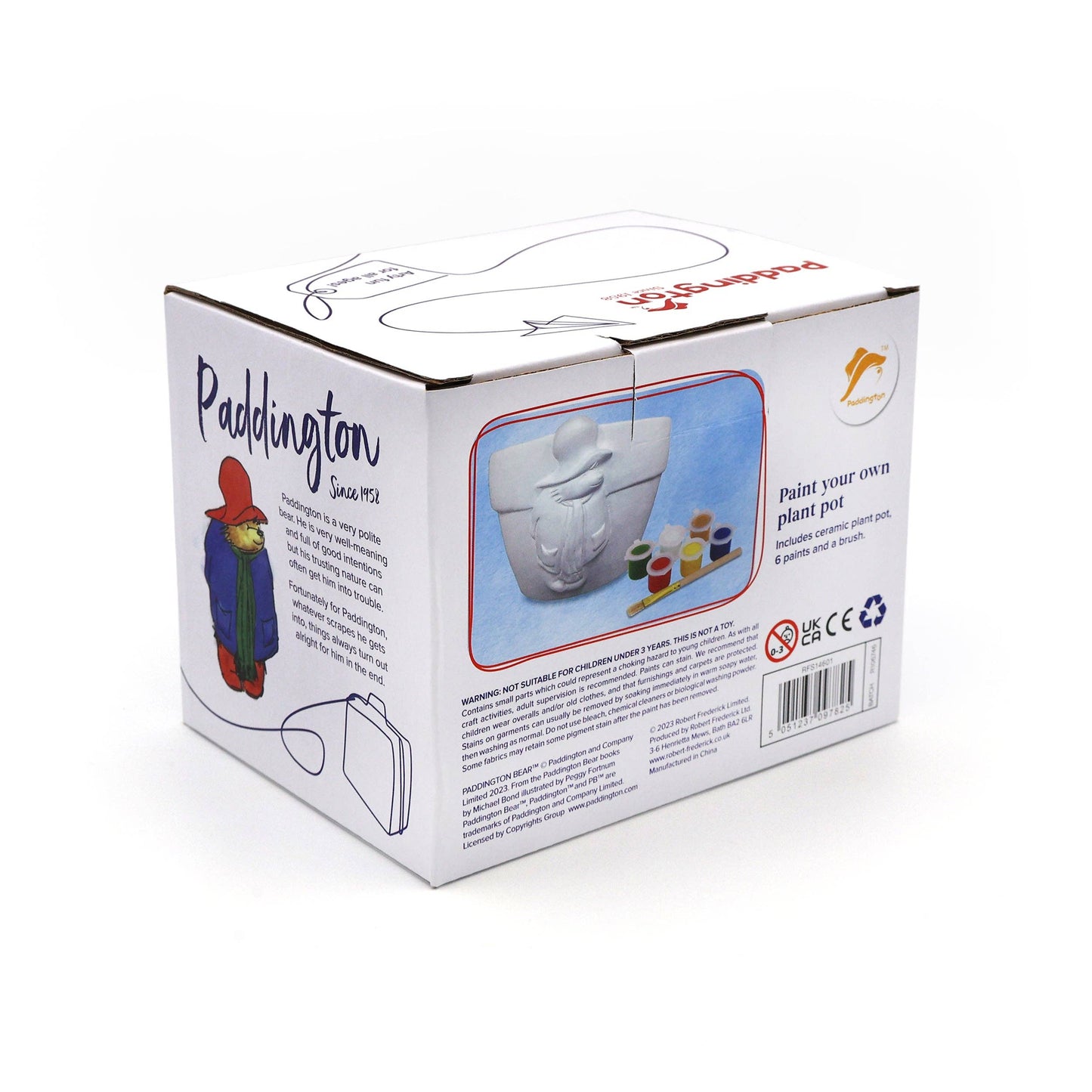 Paddington Paint Your Own Plant Pot - Children's Craft Kit
