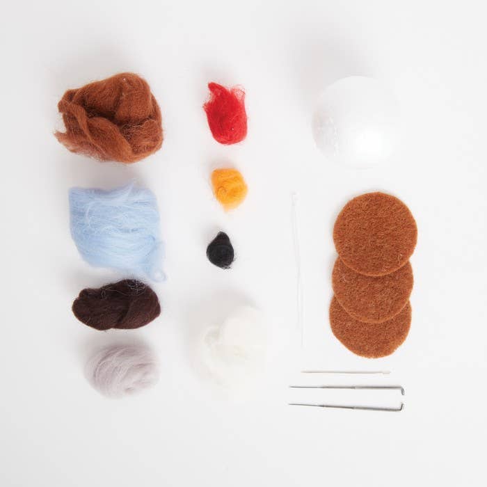 Simply Make Needle Felting Kit Christmas, Snowglobe