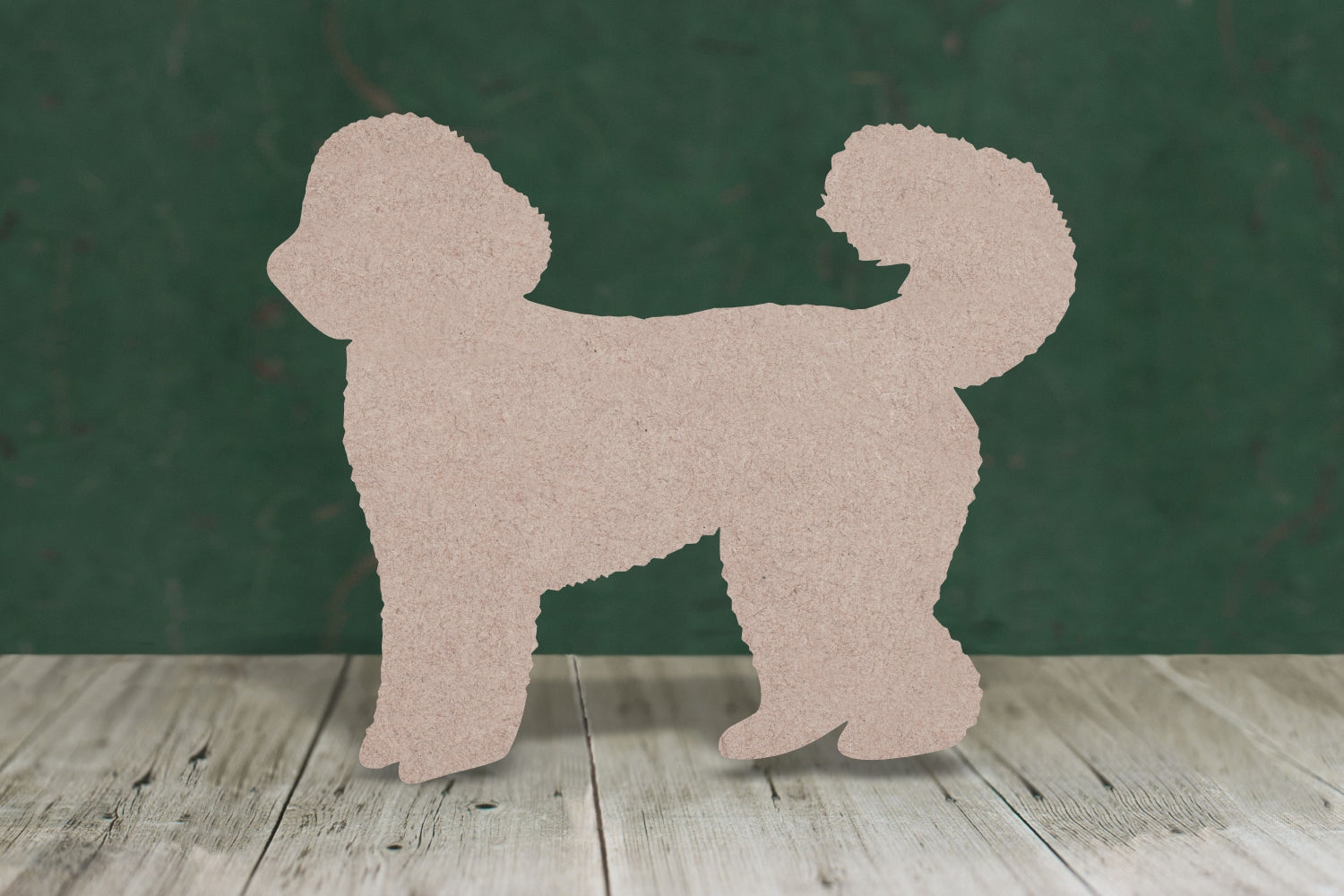 Labradoodle Carving Pattern Labradoodle wooden craft shape cut from 3mm thick MDF