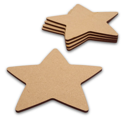 Wooden star - 3mm mdf