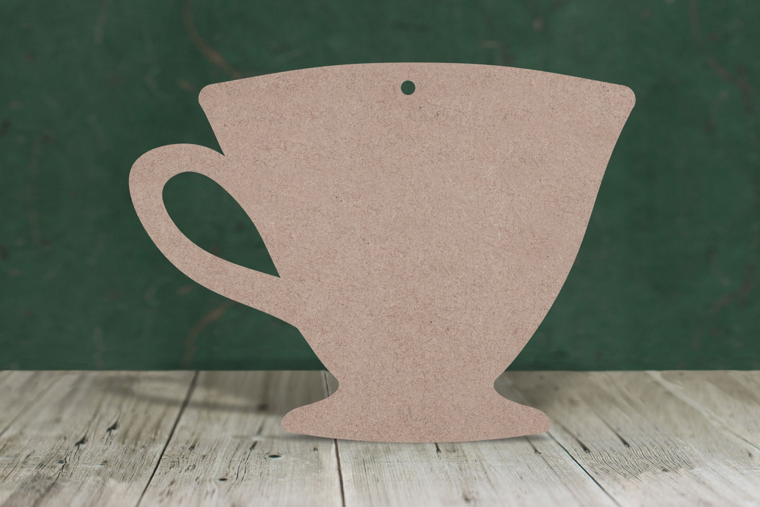 Cup Shape Objects Tea cup shape - great for craft, cut from 3mm thick MDF