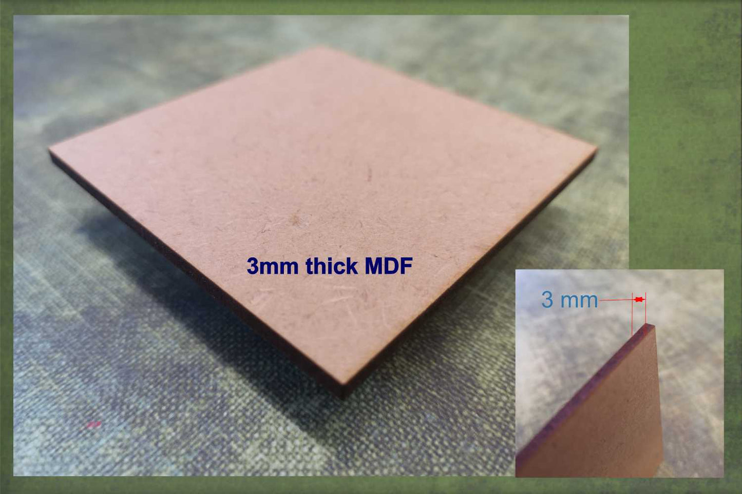 3mm thick MDF used to make the Duck with Santa hat cut-outs ready for crafting