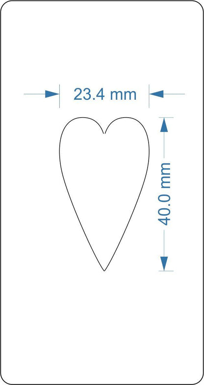 Primitive Heart 3mm MDF wood Plaques
