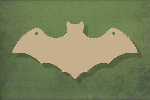 laser cut blank wooden Bat shape for craft