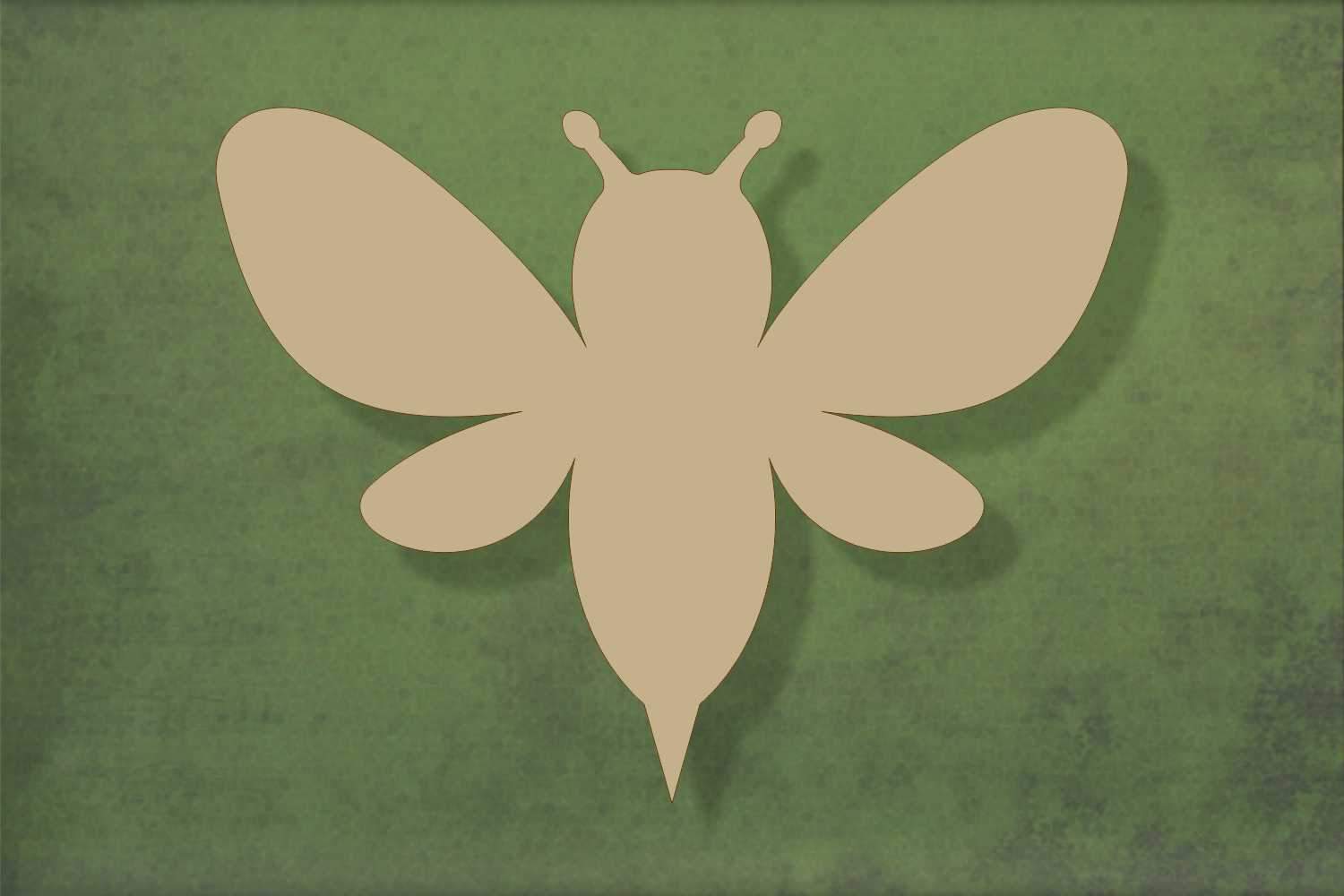 laser cut blank wooden Bee shape for craft