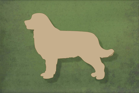 Laser cut, blank wooden Bernese mountain dog shape for craft