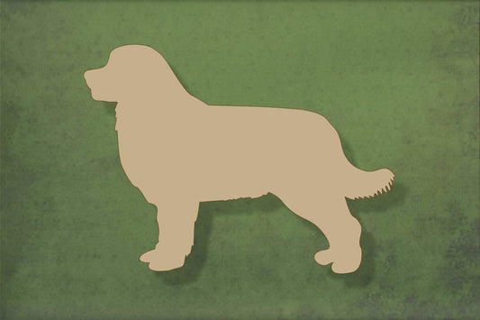 laser cut blank wooden Bernese mountain dog shape for craft