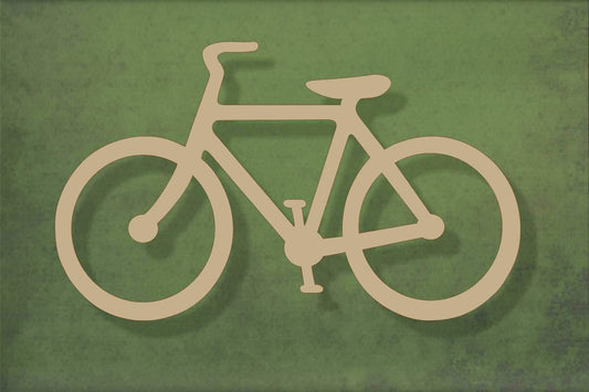 laser cut blank wooden Bicycle shape for craft