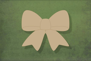 Laser cut, blank wooden Bow shape for craft