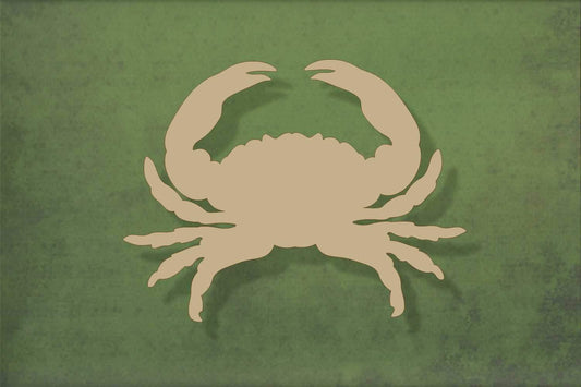 laser cut blank wooden Crab shape for craft