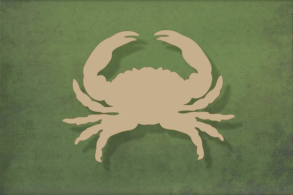 Laser cut, blank wooden Crab shape for craft
