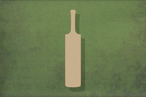Laser cut, blank wooden Cricket bat shape for craft