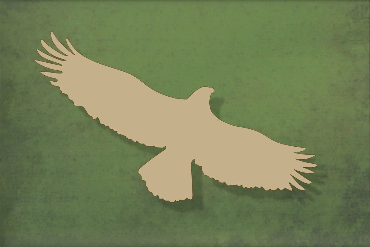 Wooden Eagle 2 shapes and blanks cut out from poplar plywood Emmc