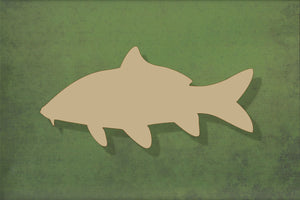 Laser cut, blank wooden Fish carp shape for craft
