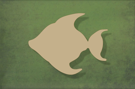laser cut blank wooden Fish plain shape for craft