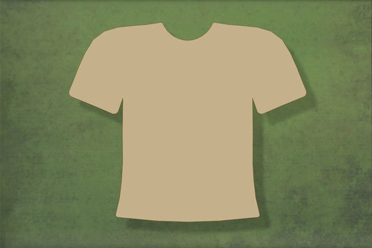laser cut blank wooden Football shirt shape for craft