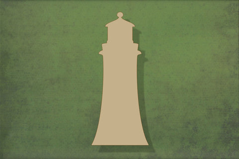Laser cut, blank wooden Lighthouse shape for craft