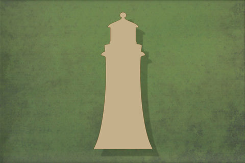 laser cut blank wooden Lighthouse shape for craft