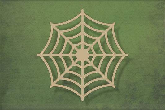Laser cut, blank wooden Spiders web shape for craft