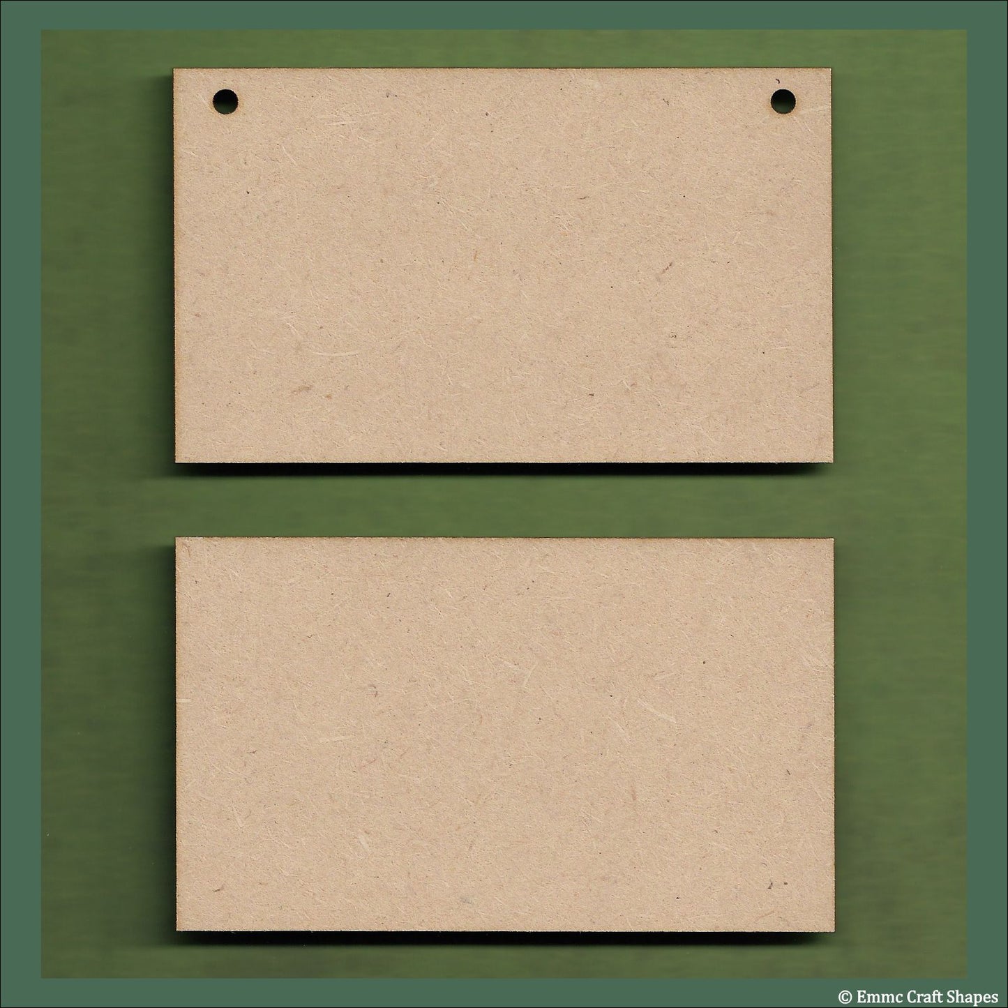 11 cm Wide 3mm thick MDF Plaques with square corners