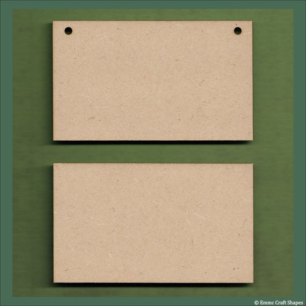 14 cm Wide 3mm thick MDF Plaques with square corners