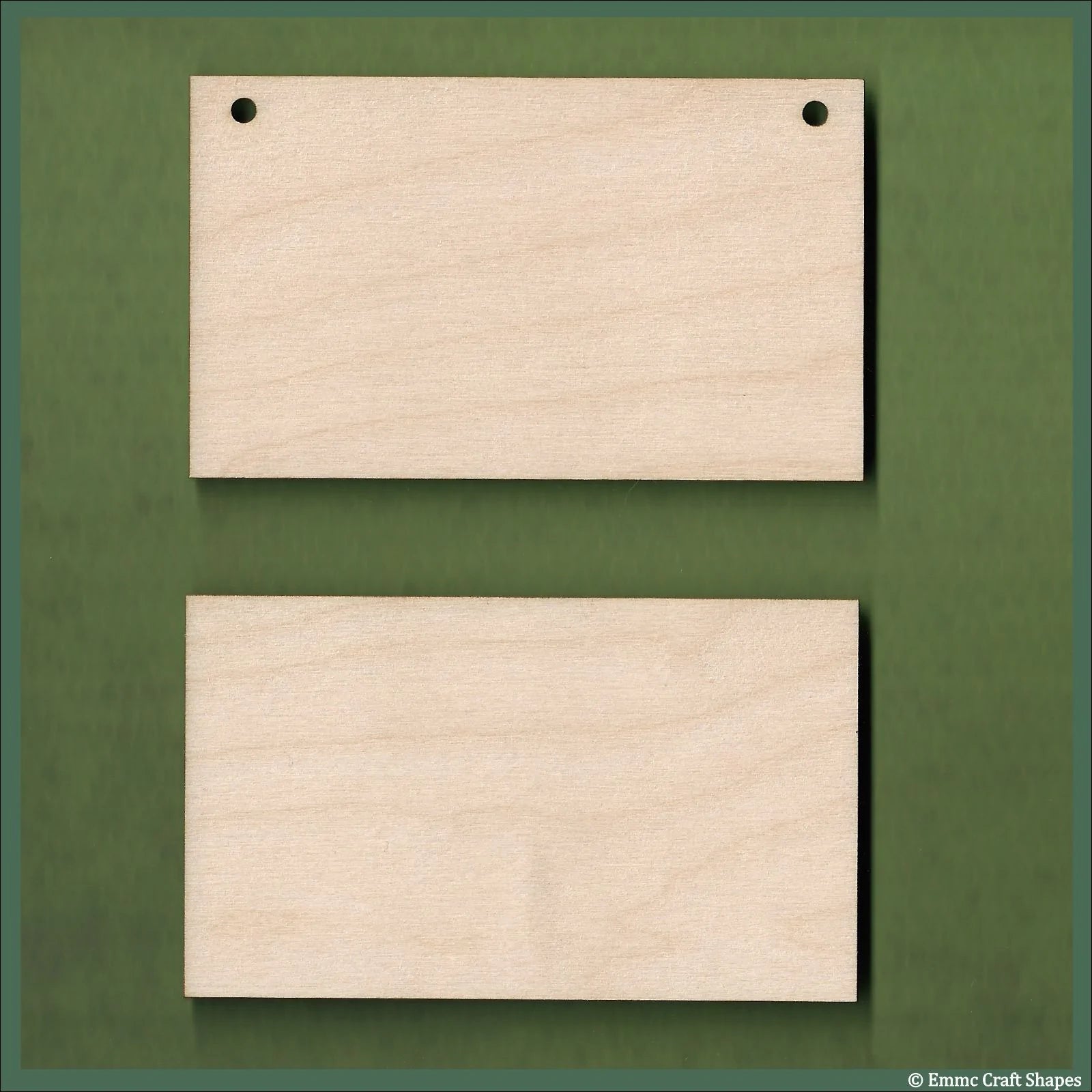 Plaques with square corners 4mm poplar plywood