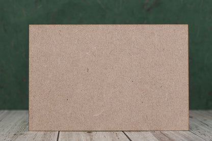 6 cm Wide 3mm thick MDF Plaques with square corners