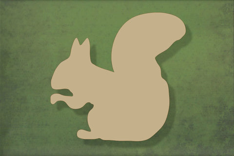 laser cut blank wooden Squirrel shape for craft