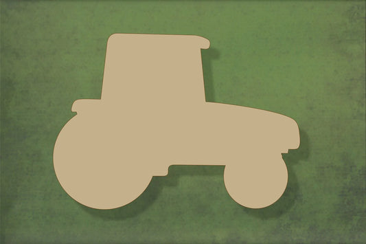 laser cut blank wooden Tractor shape for craft