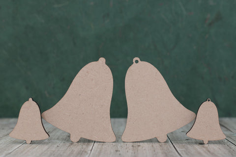 Mdf bell shapes for craft and plaques
