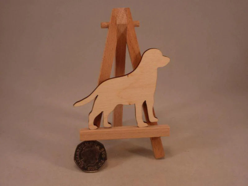 plywood Wooden Labrador Blank - 8 cm