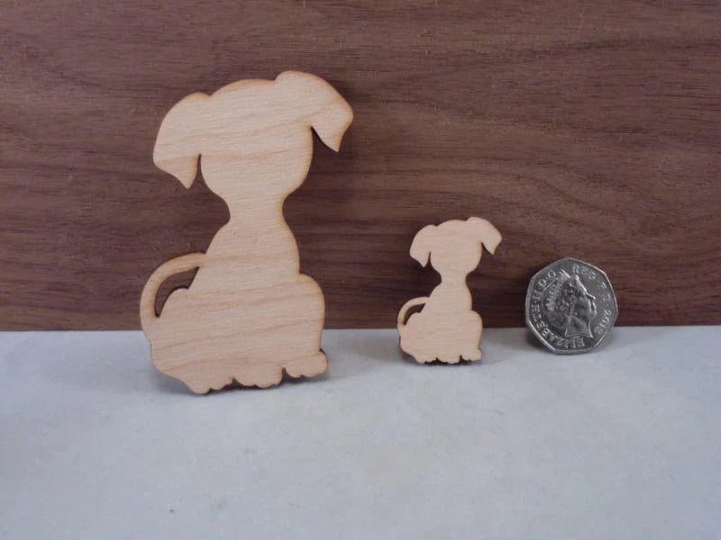 Wooden dog craft shapes. laser cut plywood blanks – Emmc craft Shapes