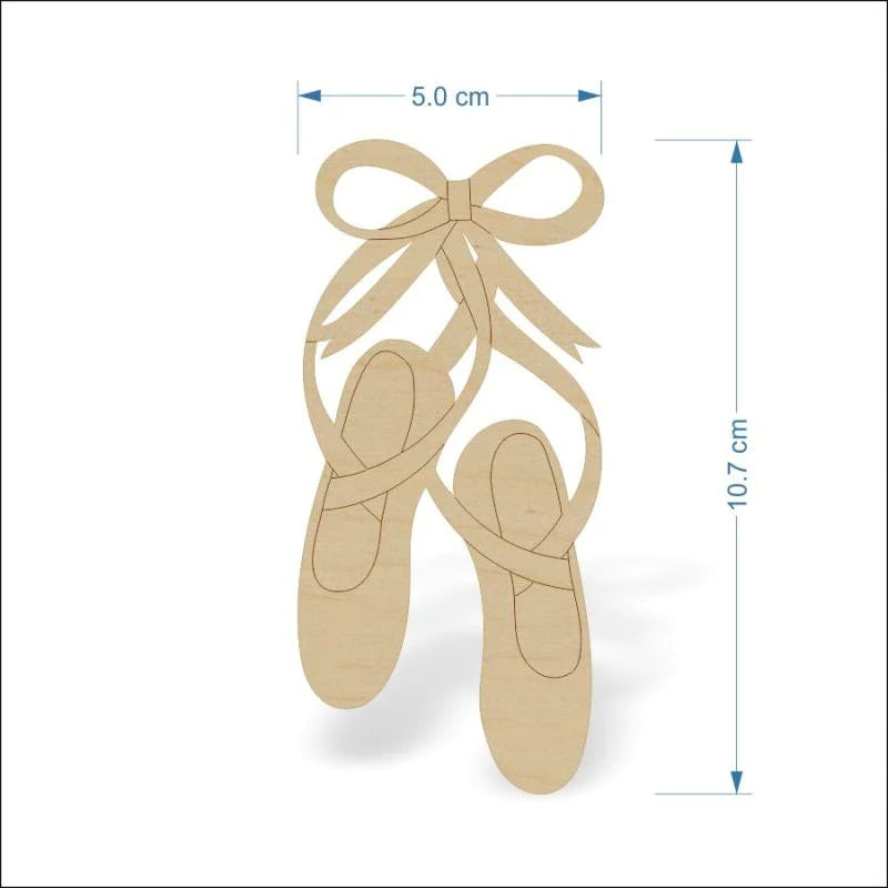 4 mm plywood ballet shoes - 10 cm