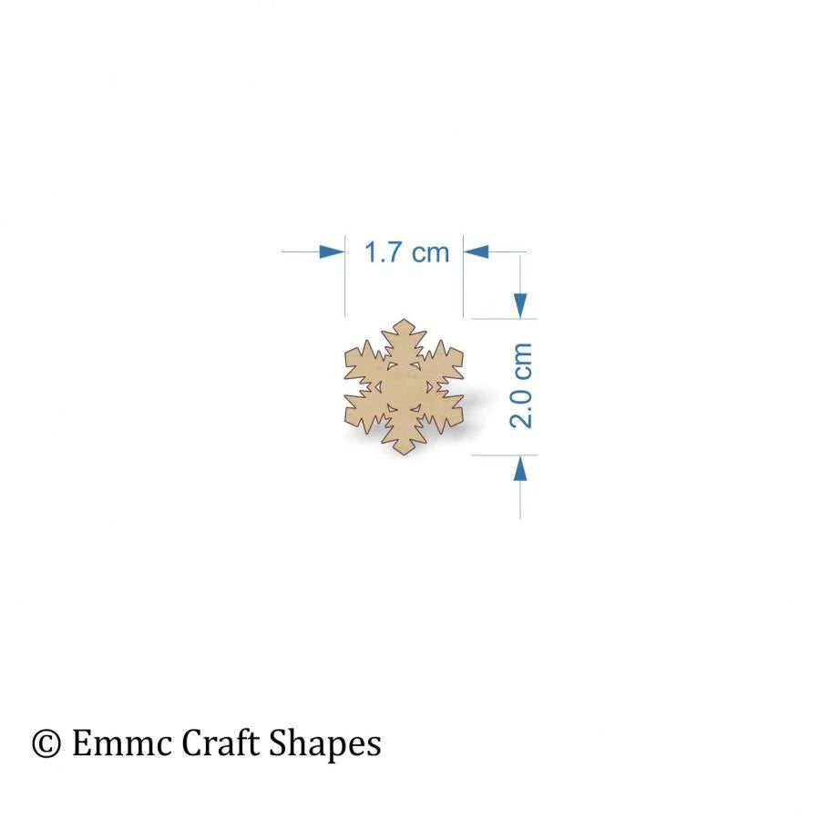 Mini plywood Snow Flake Cut Outs