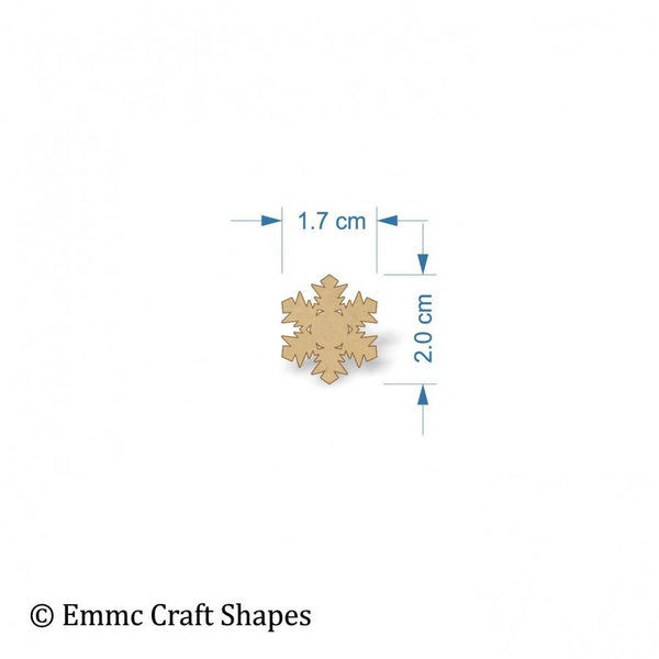 3mm MDF Snowflake Blank - 2 cm
