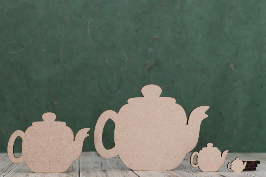 3mm MDF Teapot Shape