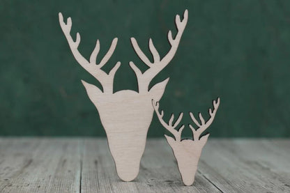 plywood Scottish Stag Head Shape