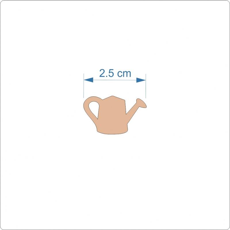 3mm MDF Watering Can Cut Out - 2.5 cm