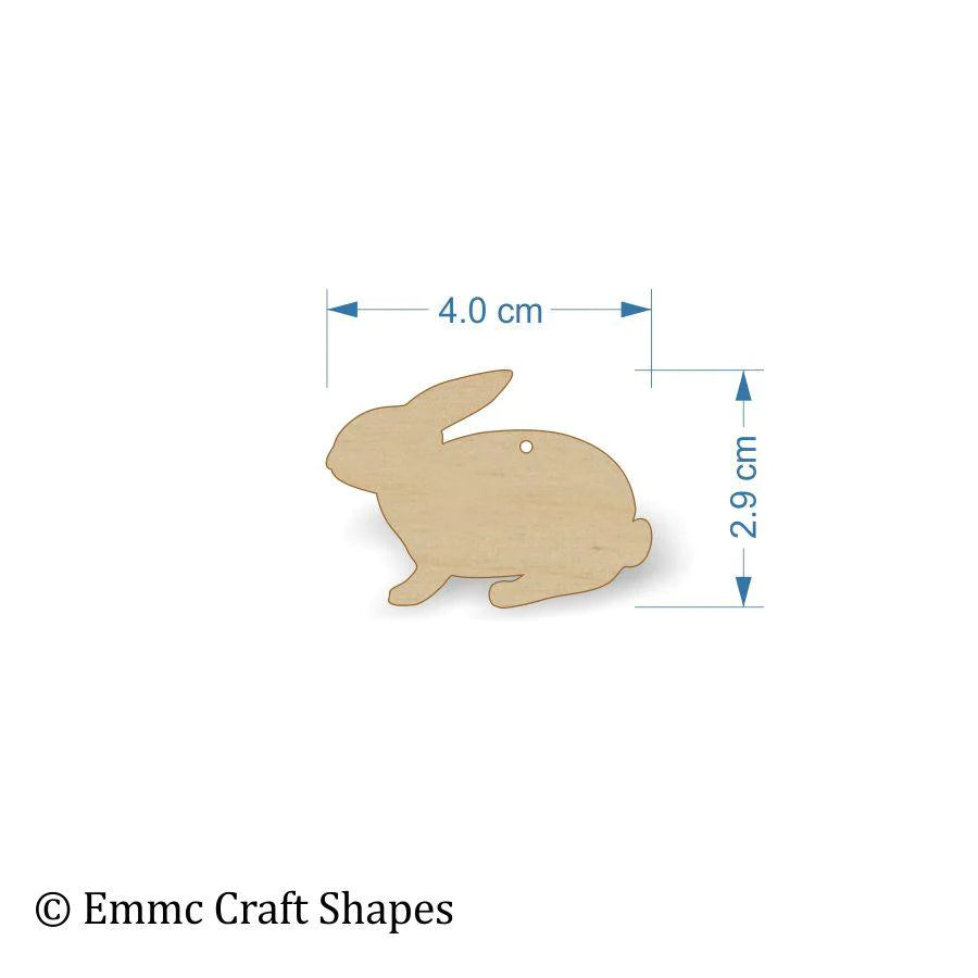 4x6 Solid Rabbit Rabbit Shape - Plywood Craft Blank