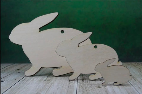 plywood wooden rabbit craft shapes